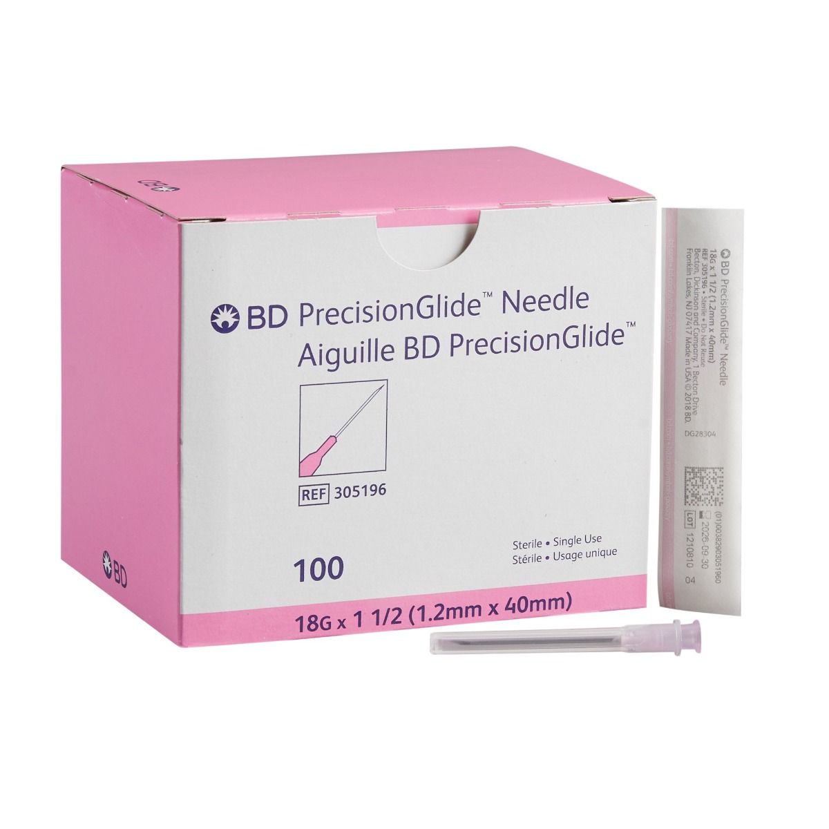 Aguja - Epidural 18G x 1 ½”